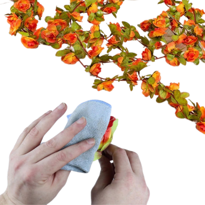 Guirlande de roses artificielles