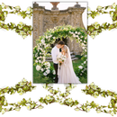 Guirlande de roses artificielles