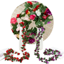 Guirlande de roses artificielles