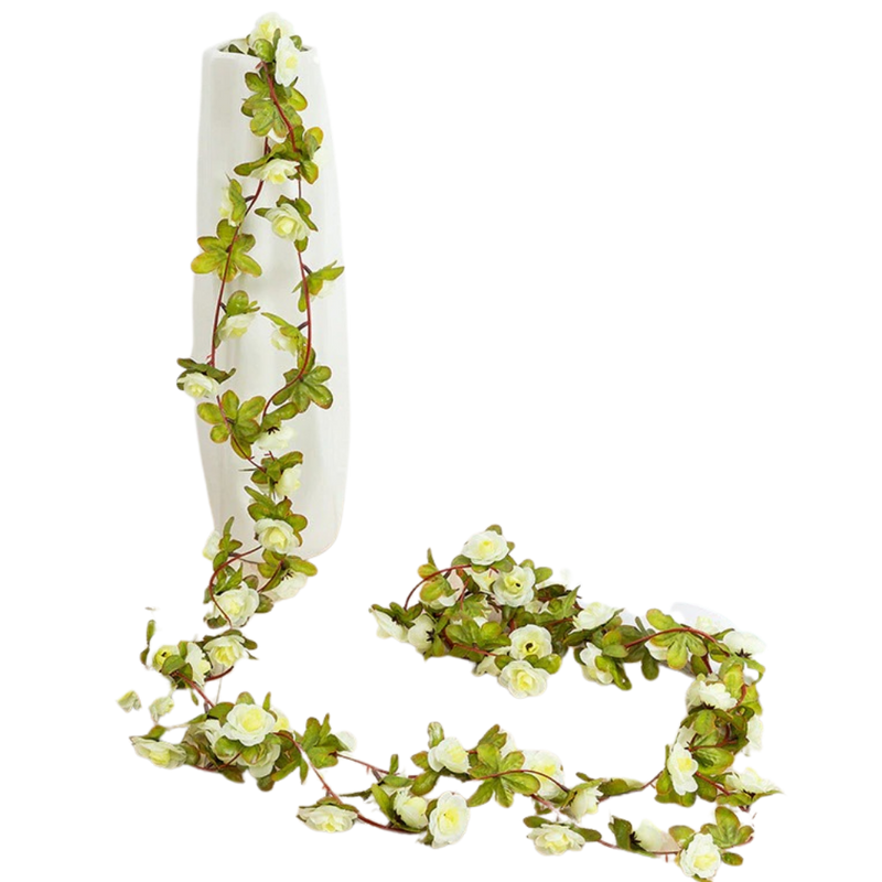 Guirlande de roses artificielles