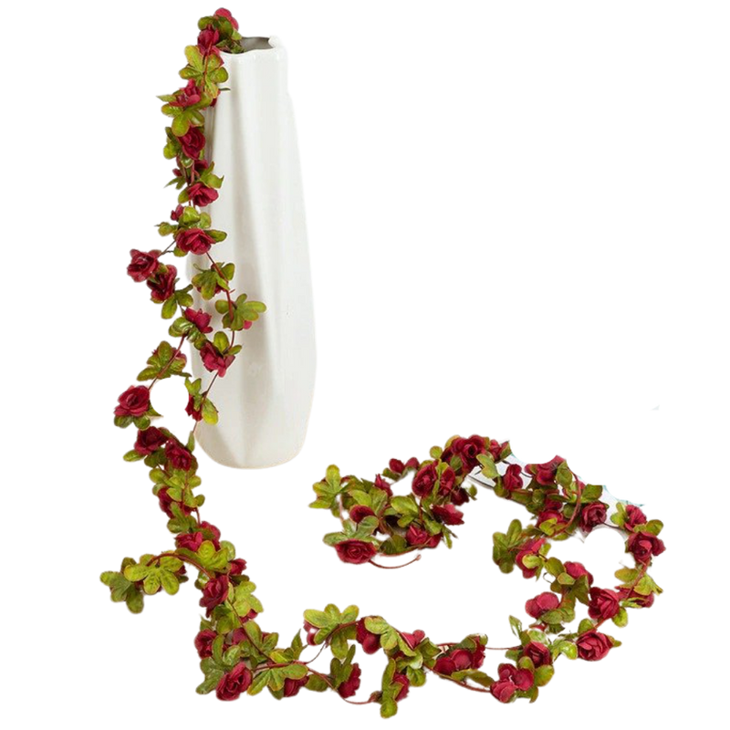 Guirlande de roses artificielles