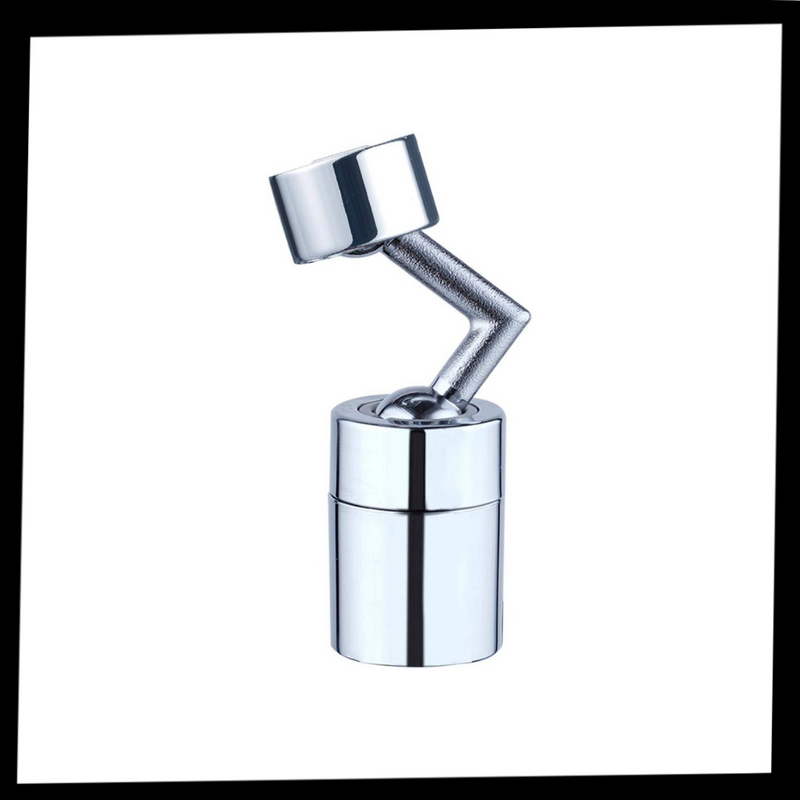Buse de robinet rotative anti-éclaboussures orientable à 360°
