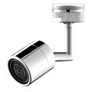 Buse de robinet rotative anti-éclaboussures orientable à 360°