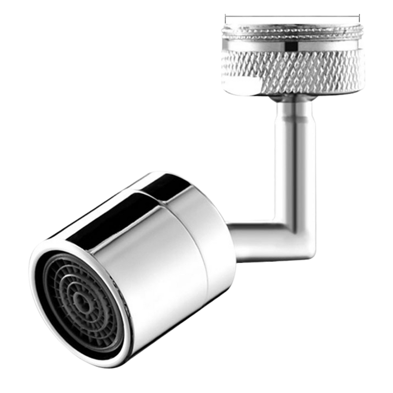 Buse de robinet rotative anti-éclaboussures orientable à 360°