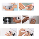 Lot de 4 serrures magnétiques d'armoires pour la sécurité des enfants