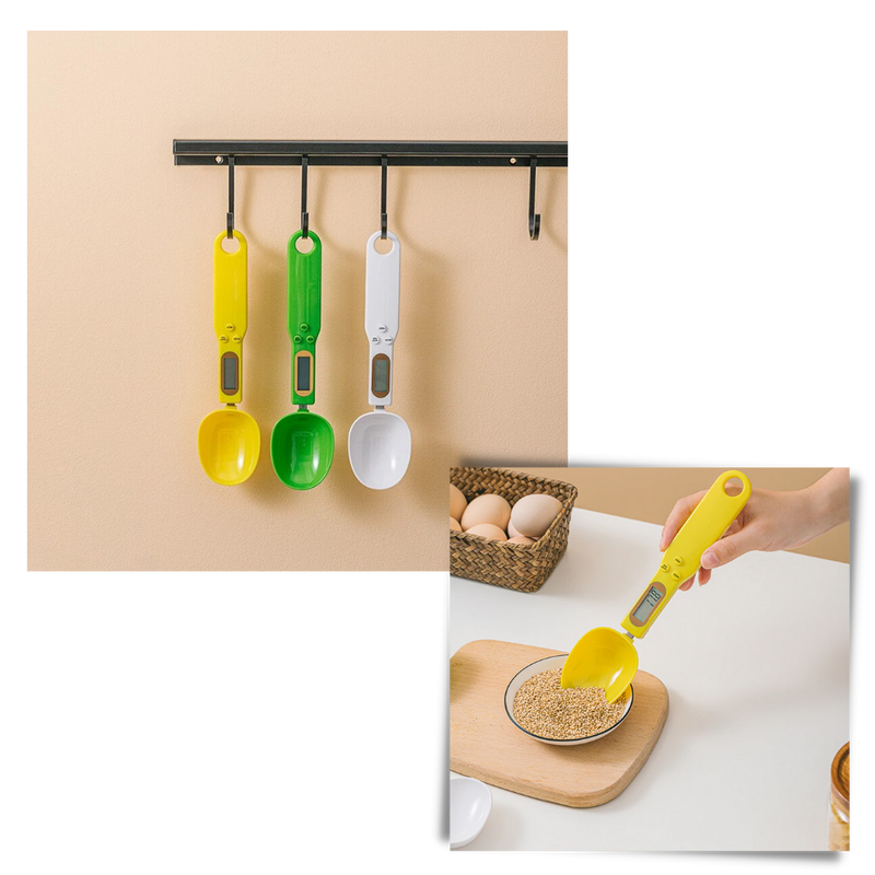 Cuillère à balance de mesure avec écran LCD