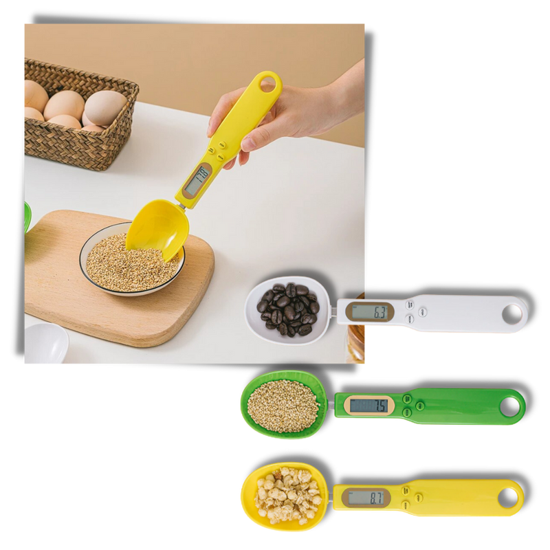 Cuillère à balance de mesure avec écran LCD
