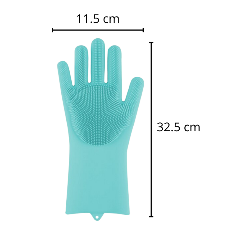 Gants de vaisselle en silicone à usages multiples