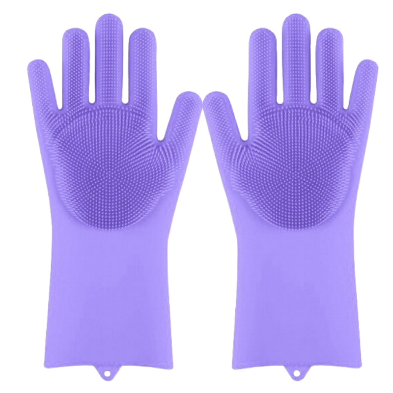 Gants de vaisselle en silicone à usages multiples