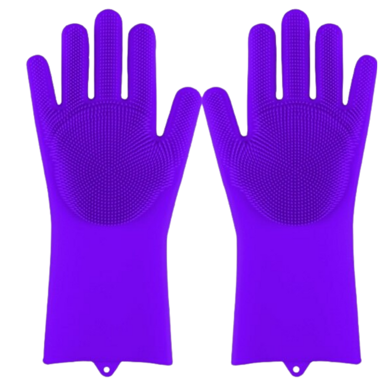 Gants de vaisselle en silicone à usages multiples