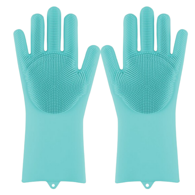 Gants de vaisselle en silicone à usages multiples