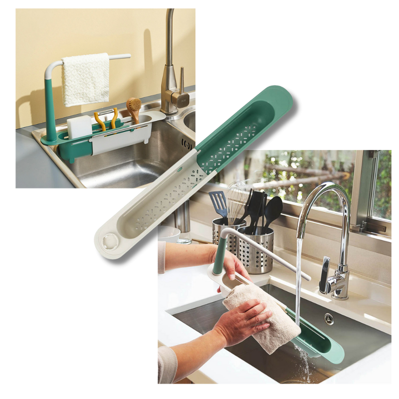 Support de rangement extensible pour évier