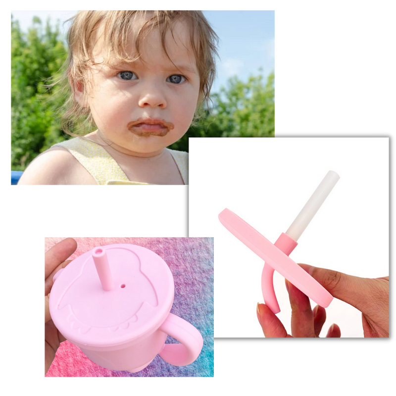 Tasse à bec en silicone pour bébés