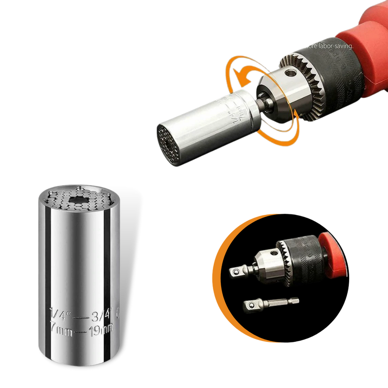 Clé à douilles universelle