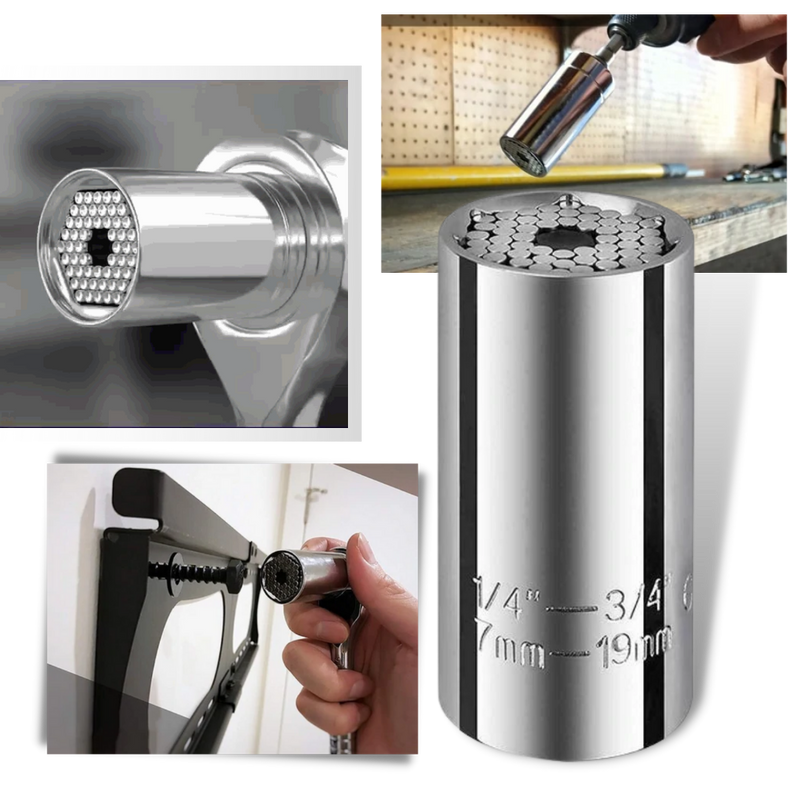 Clé à douilles universelle