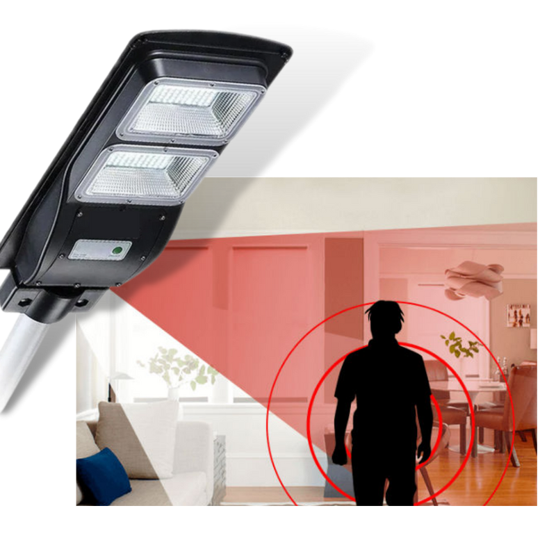 LED d'extérieur à énergie solaire avec détection de mouvement