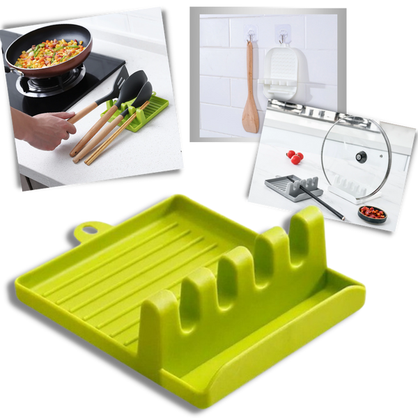 Support d'ustensiles pour spatules et cuillères