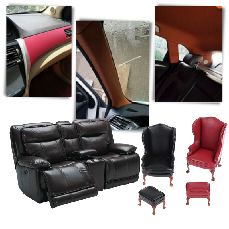 Patch de réparation en cuir auto-adhésif