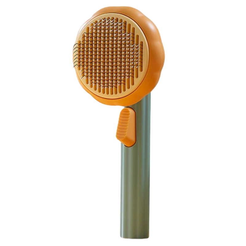 Brosse autonettoyante pour animaux de compagnie