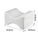 Oreiller en mousse à mémoire de forme pour entre cuisse