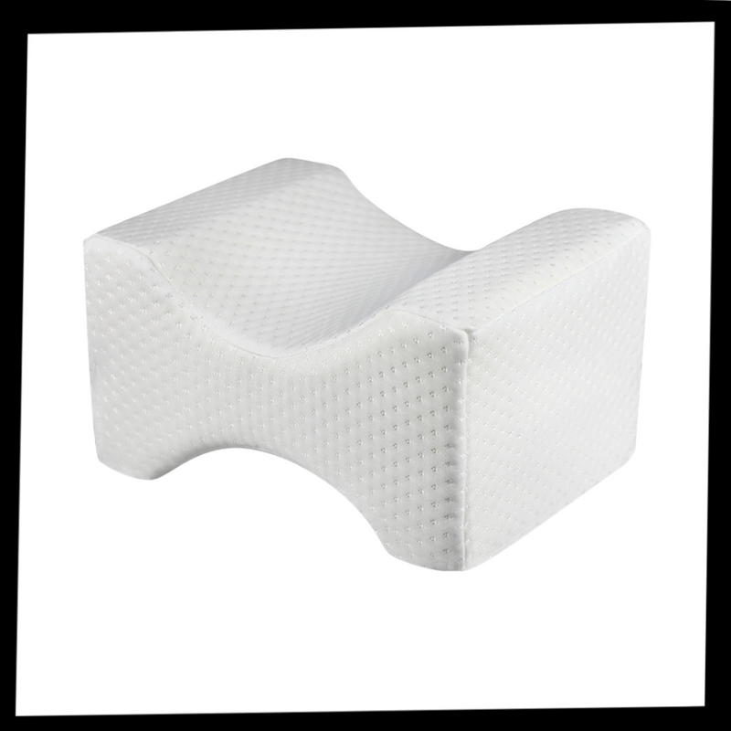 Oreiller en mousse à mémoire de forme pour entre cuisse