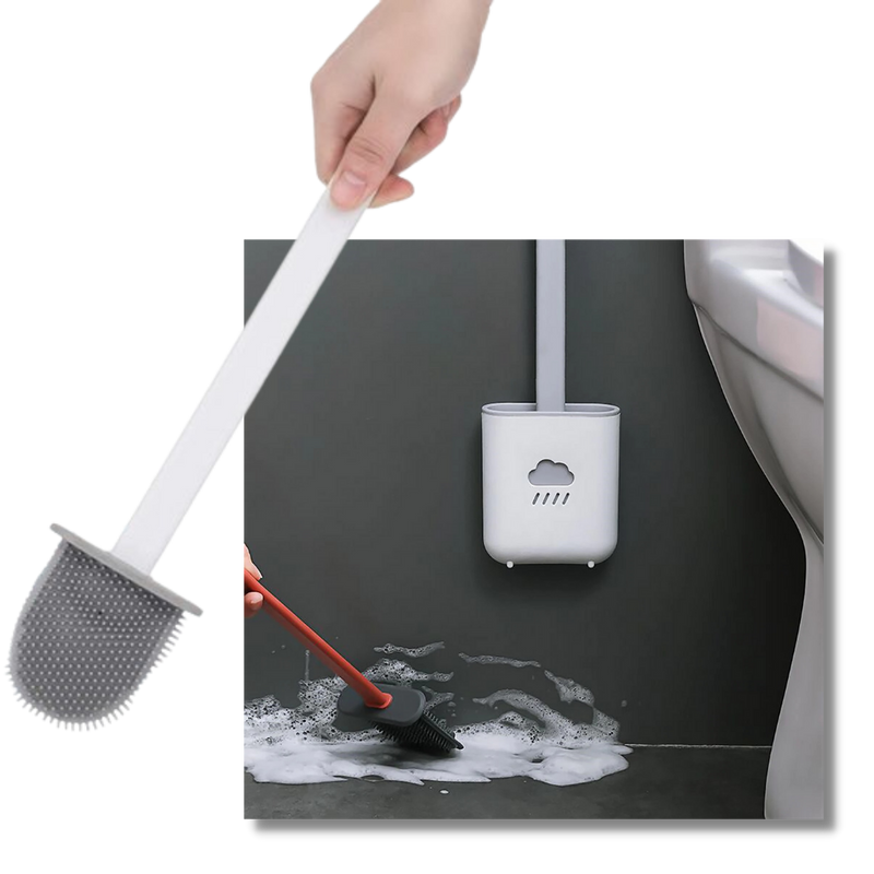 Brosse de toilette en silicone
