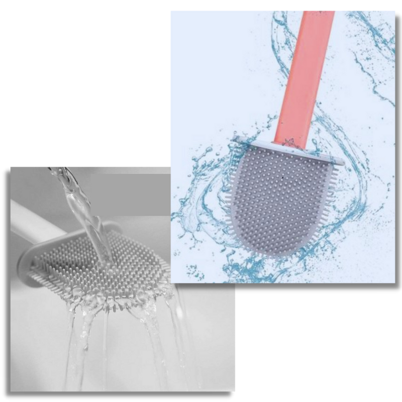 Brosse de toilette en silicone
