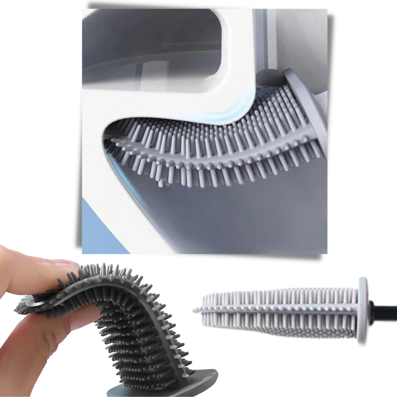 Brosse de toilette en silicone