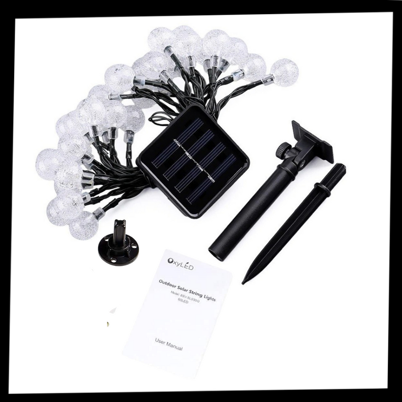 Guirlande lumineuse solaire