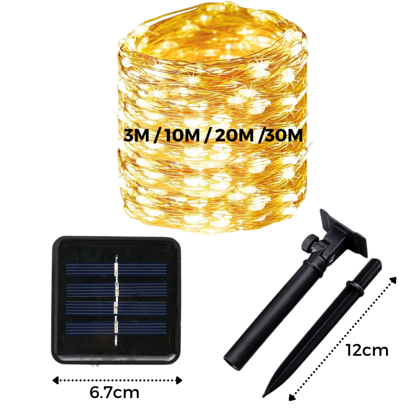 Guirlande solaire à LED