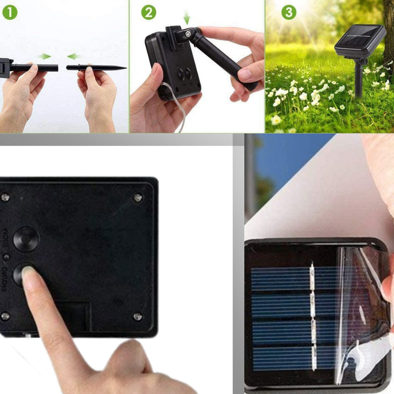 Guirlande solaire à LED