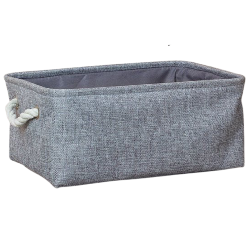 Panier à linge élégant avec poignées en corde