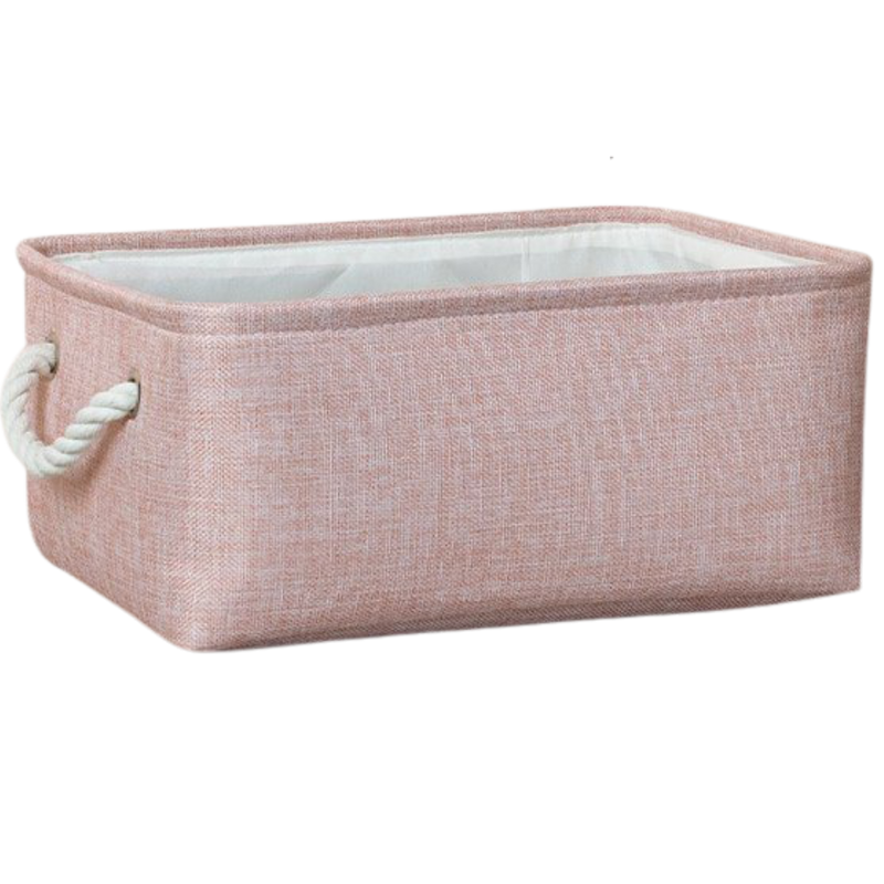 Panier à linge élégant avec poignées en corde