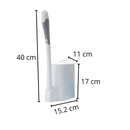 Ensemble de brosses de toilettes jetables