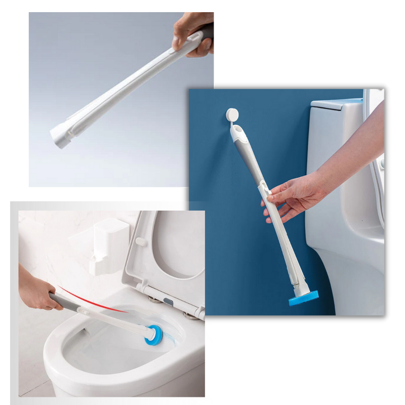 Ensemble de brosses de toilettes jetables