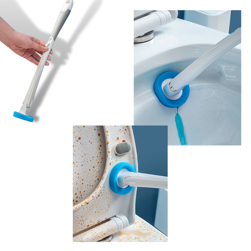 Ensemble de brosses de toilettes jetables