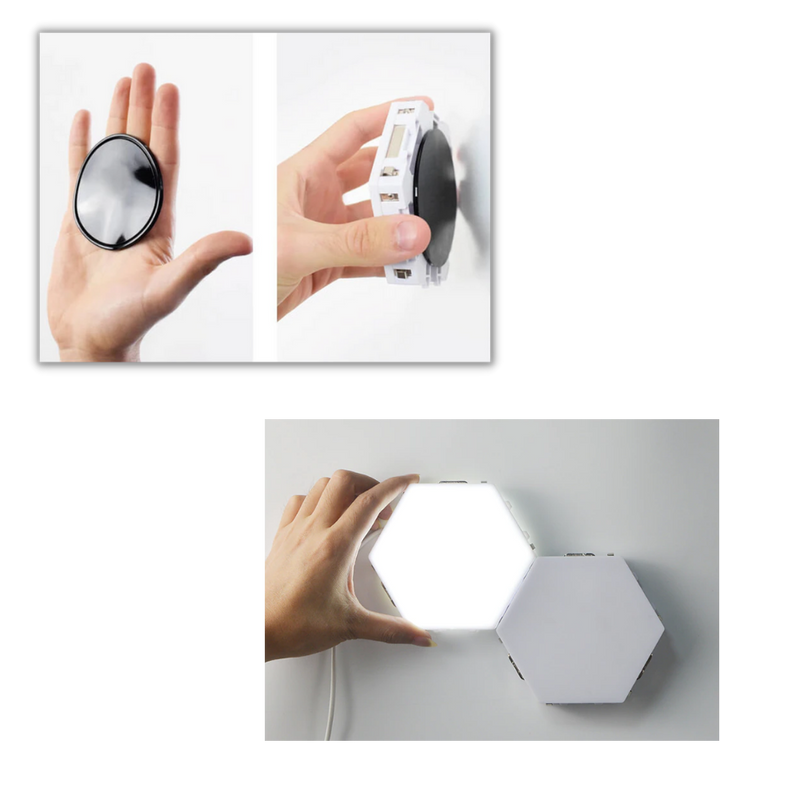 Lot de 3 lampes tactiles modulaires
