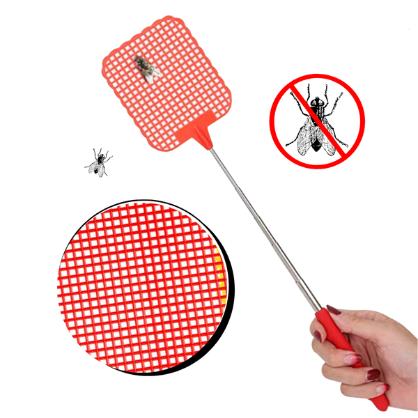 Tapette à mouche télescopique