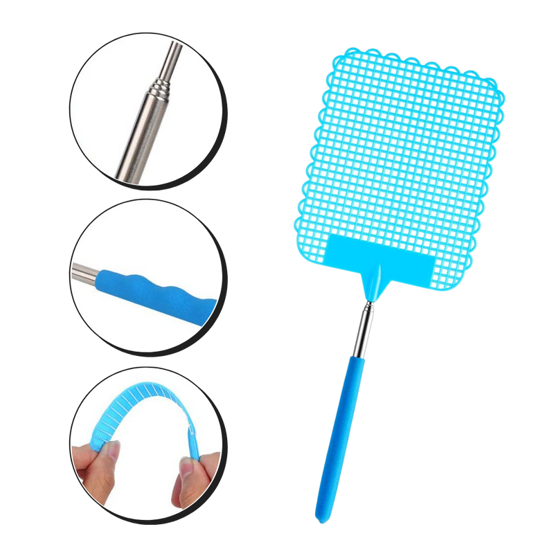 Tapette à mouche télescopique