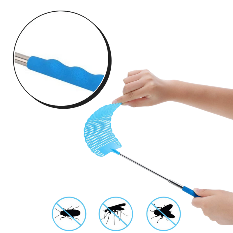 Tapette à mouche télescopique