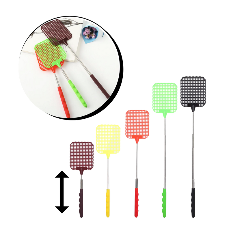 Tapette à mouche télescopique