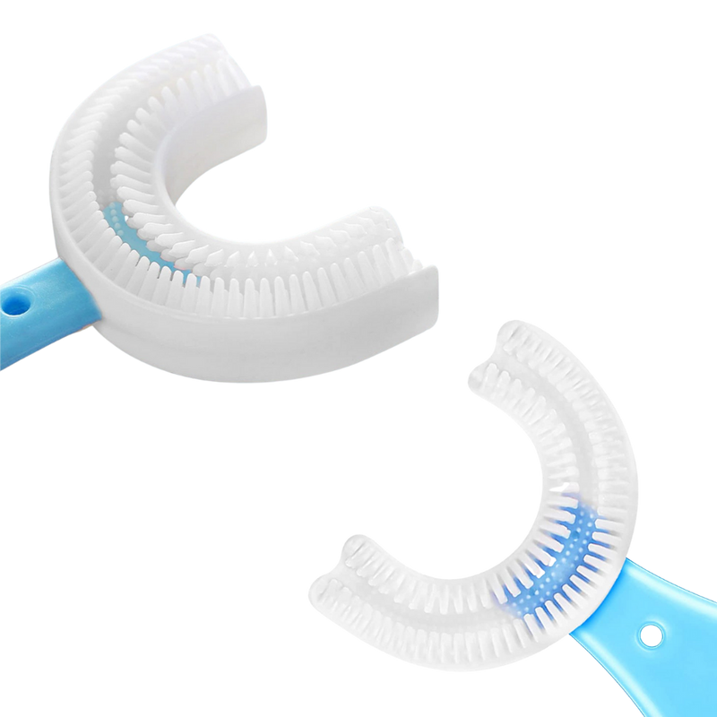 Brosse à dents en forme de U pour enfants (paquet de 2)