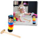 Jouet magique d'homme en bois incassable