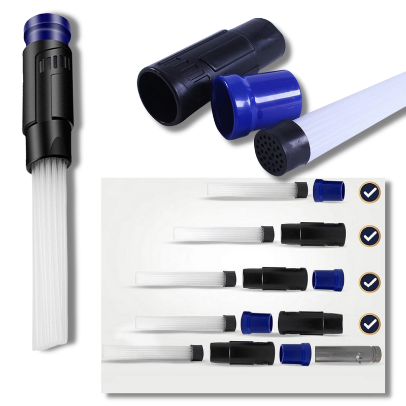 Embout d'aspirateur anti-poussière universel