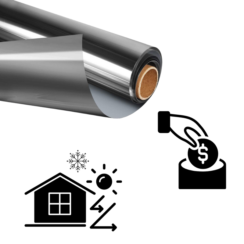 Film anti-regards réfléchissant pour fenêtres