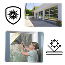 Film anti-regards réfléchissant pour fenêtres