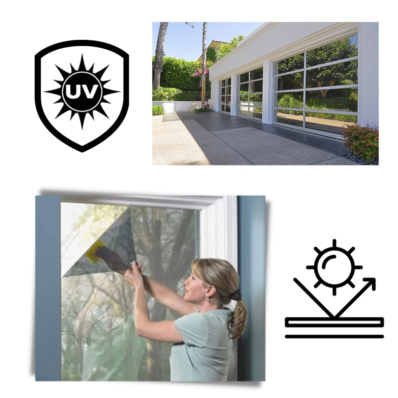 Film anti-regards réfléchissant pour fenêtres