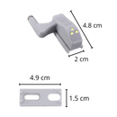 Lot de 3 lumières LED pour charnières