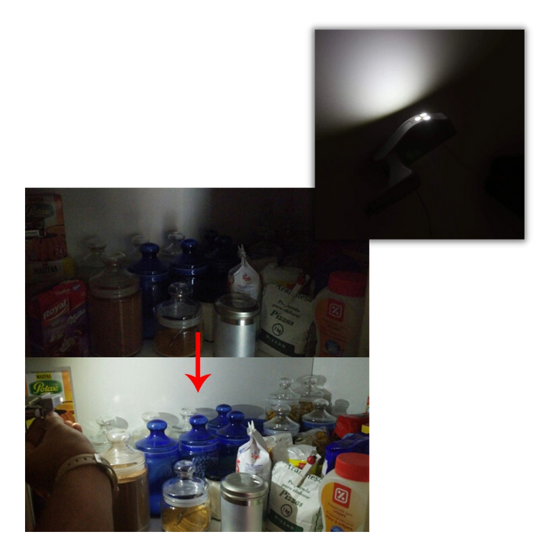 Lot de 3 lumières LED pour charnières