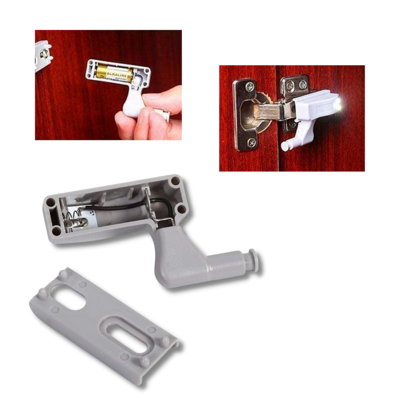 Lot de 3 lumières LED pour charnières